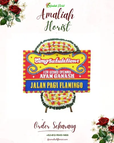 Bunga Papan Congratulation di Tenilo